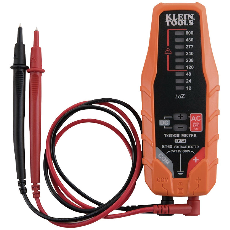 Klein 12 to 600V AC/DC Voltage Tester