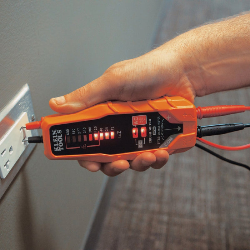 Klein 12 to 600V AC/DC Voltage Tester