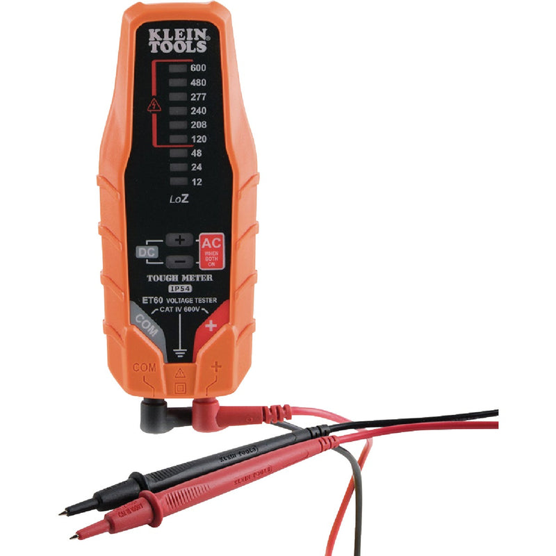 Klein 12 to 600V AC/DC Voltage Tester