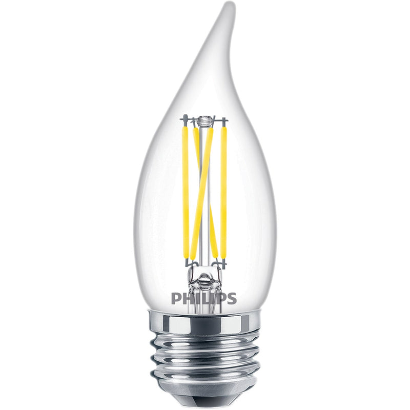 Philips Ultra Definition 60W Equivalent Daylight BA11 Medium LED Decorative Light Bulb (3-Pack)