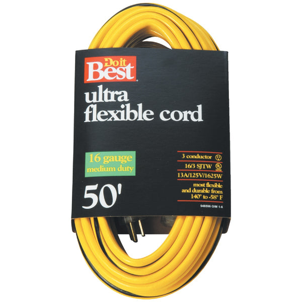 Do it Best 50 Ft. 16/3 Medium-Duty Extension Cord