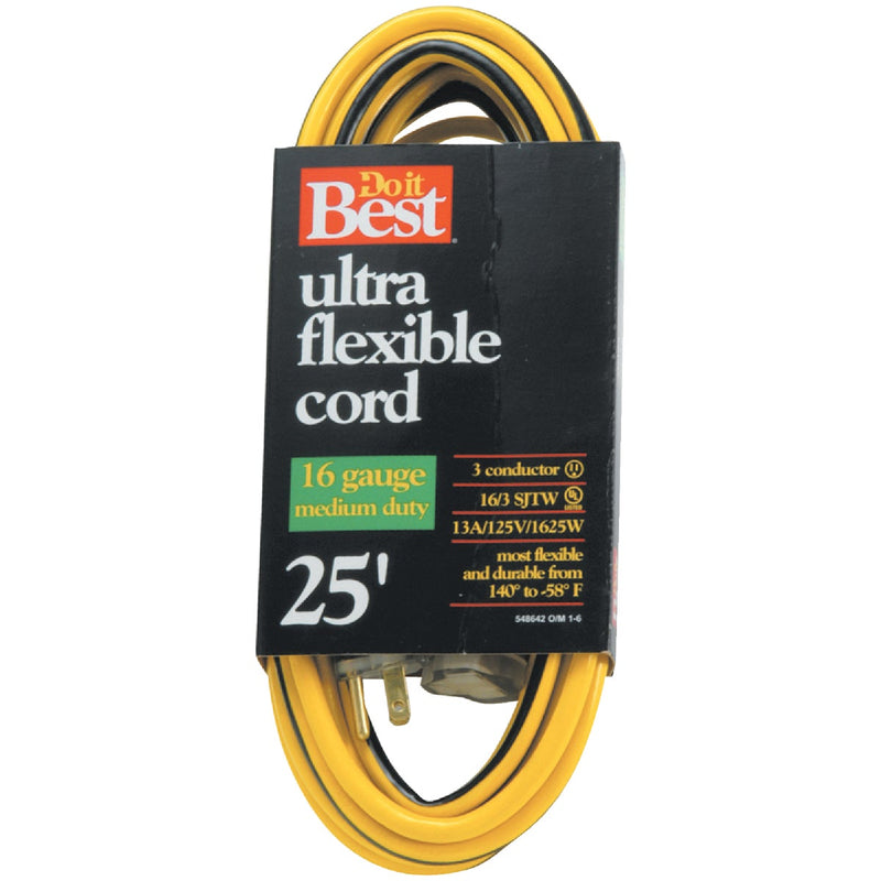 Do it Best 25 Ft. 16/3 Medium-Duty Extension Cord