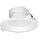 Satco 5 In./6 In. Direct Wired IC Rated White 4000K LED Recessed Light Kit