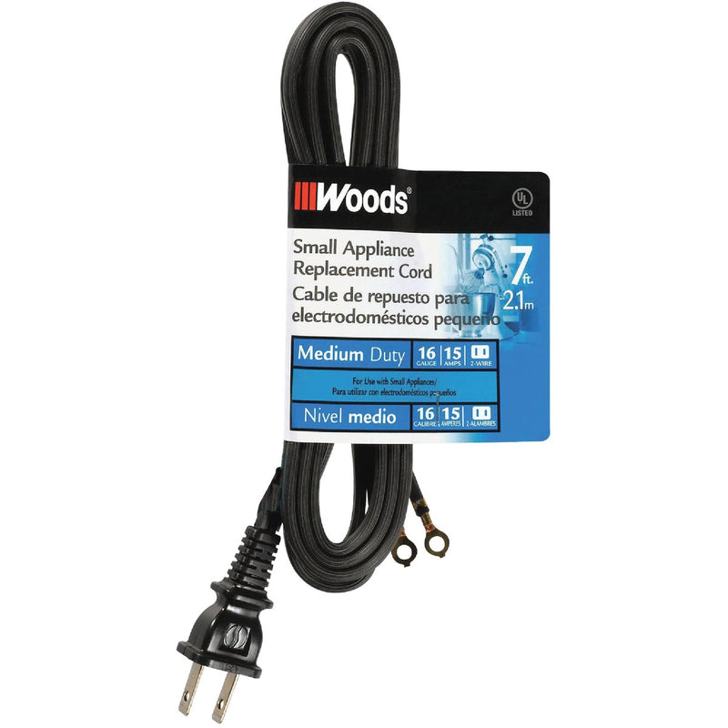 Woods 7 Ft. 16/2 15A Replacement Appliance Cord