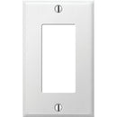 Amerelle PRO 1-Gang Stamped Steel Rocker Decorator Wall Plate, Smooth White