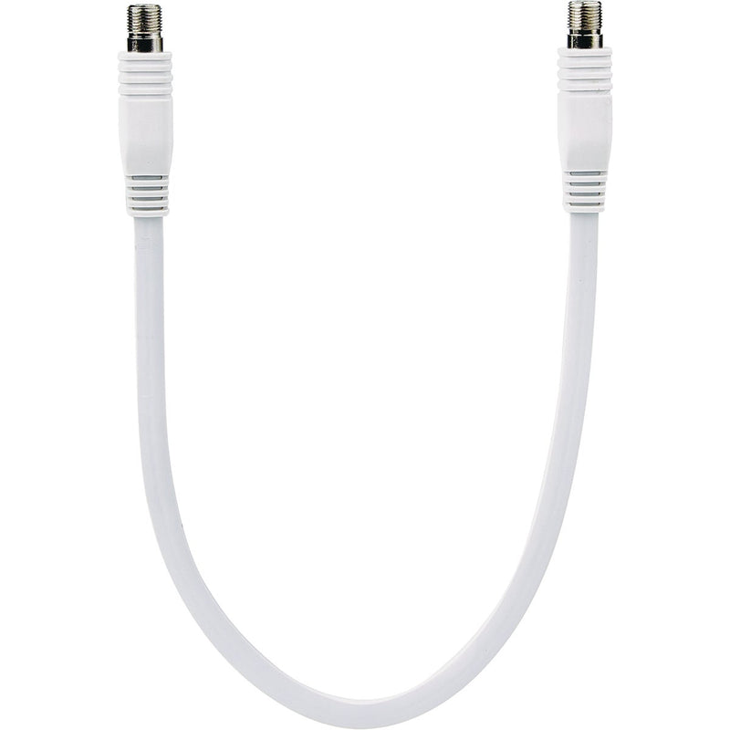 RCA 18 In. White Flat Coax Extension Cable