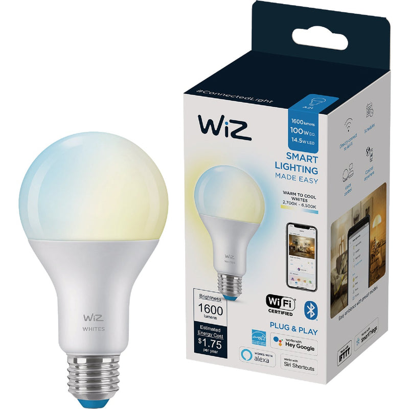 Wiz 100W Equivalent Smart A21 LED Light Bulb