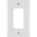 Leviton Decora 1-Gang Thermoplastic Nylon Mid-Way Rocker Wall Plate, White