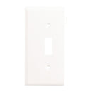 Leviton 1-Gang Plastic Sectional Toggle Switch Wall Plate End Panel, White