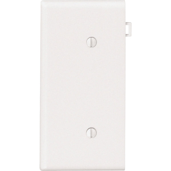 Leviton 1-Gang Standard End Nylon Blank Wall Plate, White