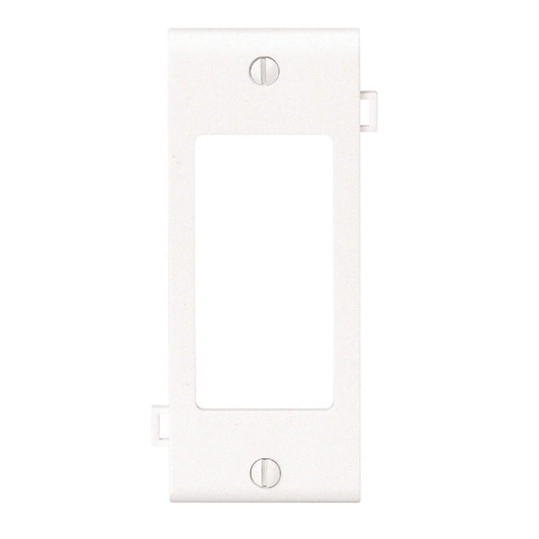 Leviton 1-Gang Plastic Sectional Rocker Decorator Wall Plate Center Panel, White