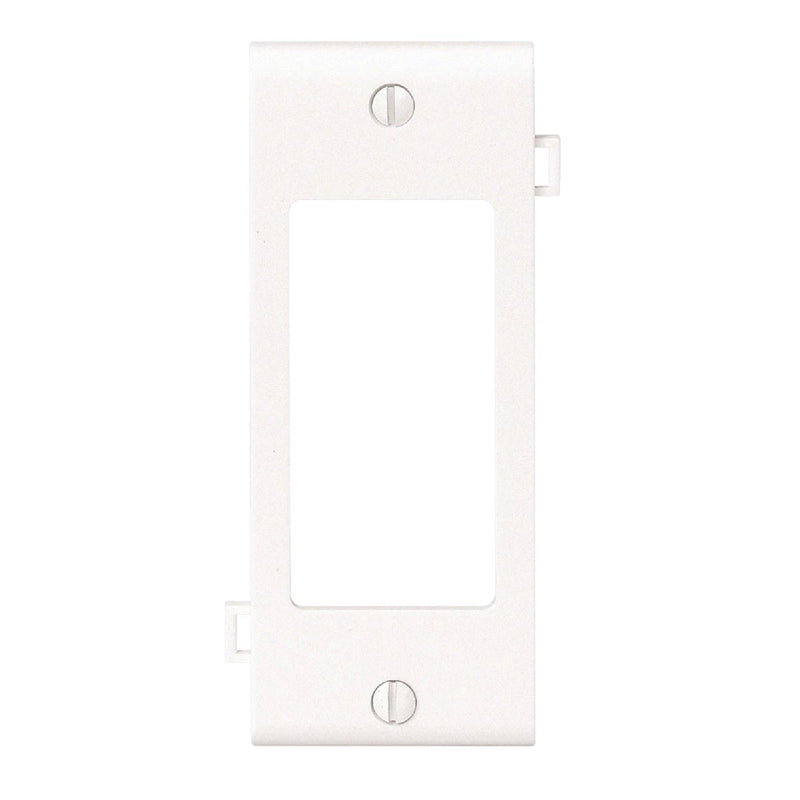 Leviton 1-Gang Plastic Sectional Rocker Decorator Wall Plate Center Panel, White