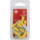 Gardner Bender 12 to 10 AWG Female Yellow Vinyl-Insulated Barrel Disconnect (16-Pack)