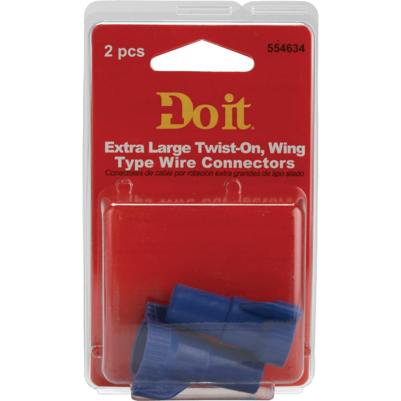 Do it Extra Large Blue 14 AWG to 6 AWG Wing Wire Connector (2-Pack)