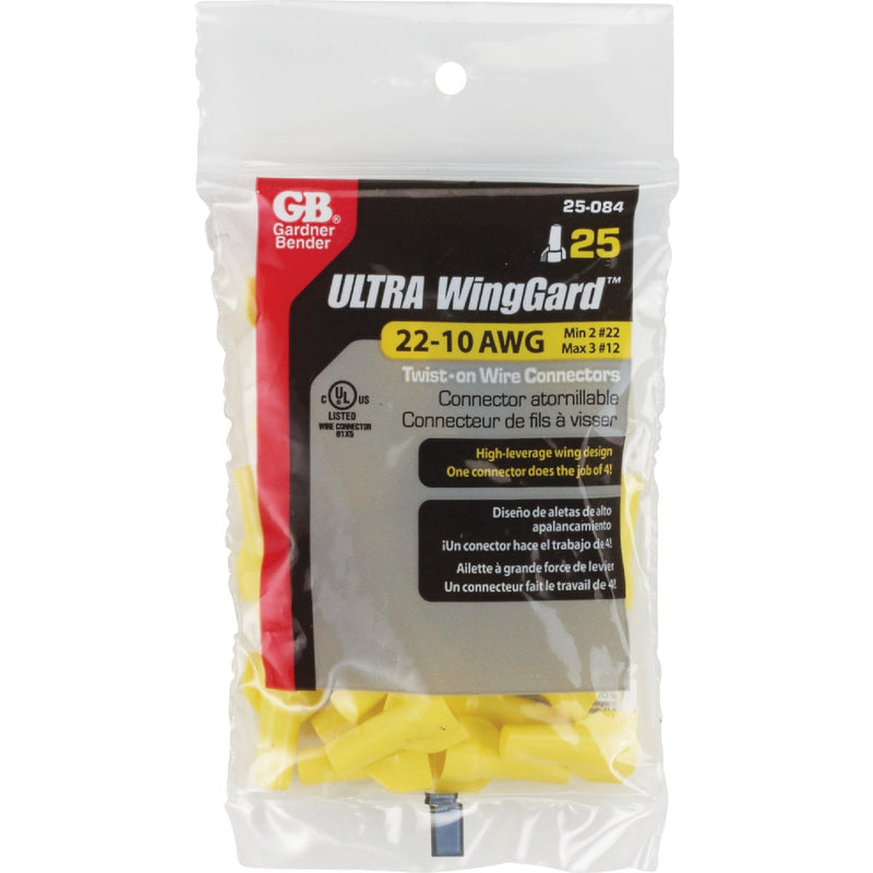 Gardner Bender WingGard Small Yellow 22 AWG to 10 AWG Wire Connector (25-Pack)