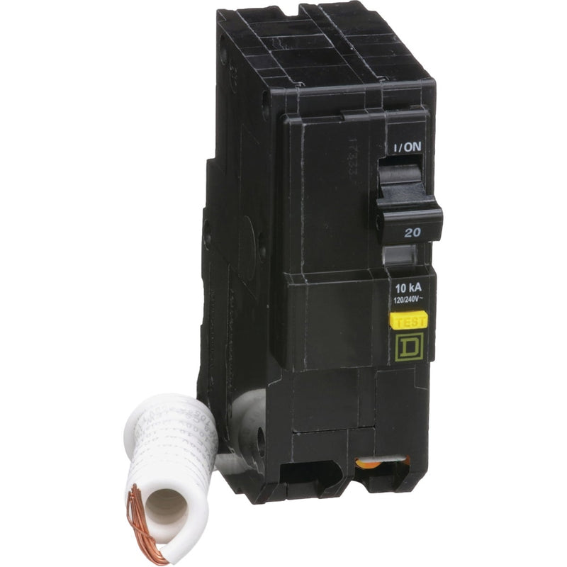 Square D QO 20A Double-Pole GFCI breaker