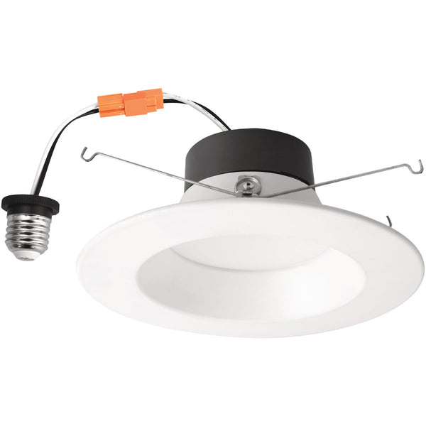 5 In./6 In. Retrofit IC Rated White LED CCT Tunable Downlight with Smooth Trim, 1100 Lm.