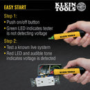 Klein Non-Contact Green LED Voltage Tester Pen