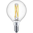 Philips Ultra Definition 40W Equivalent Soft White G16.5 Candelabra LED Decorative Light Bulb (2-Pack)
