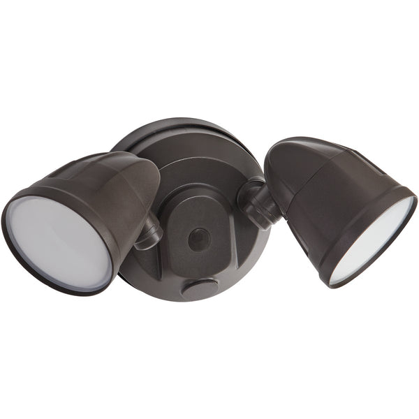 Bronze Twin Head LED Floodlight Fixture