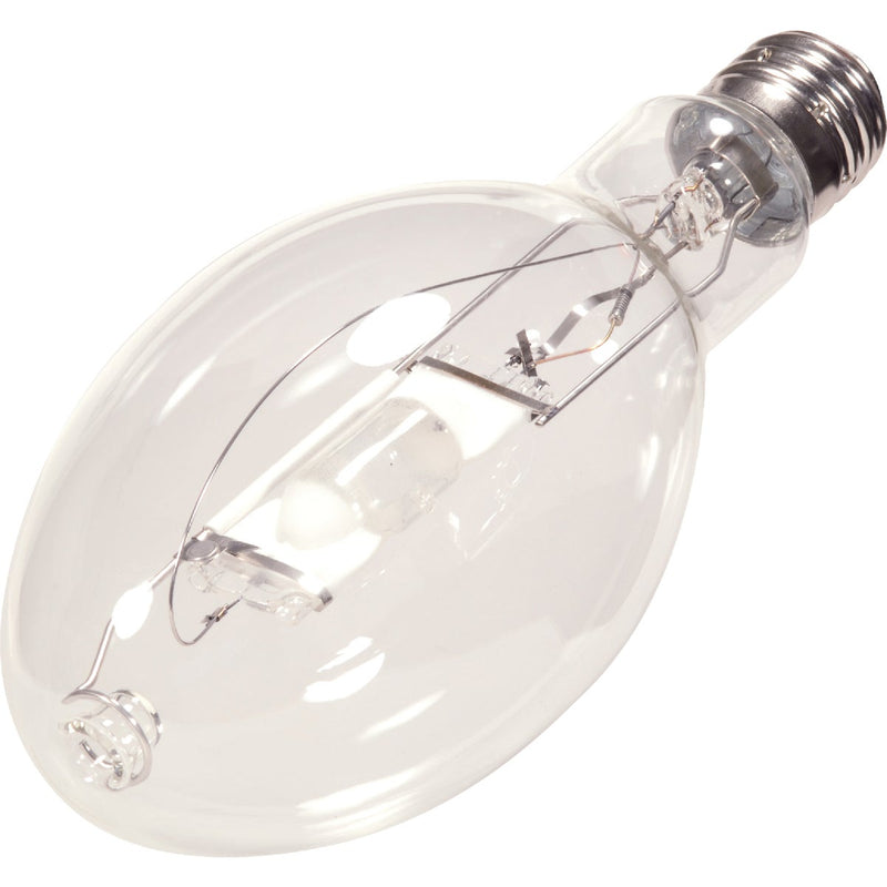 Satco 400W Clear ED37 Mogul Screw Metal Halide High-Intensity Light Bulb