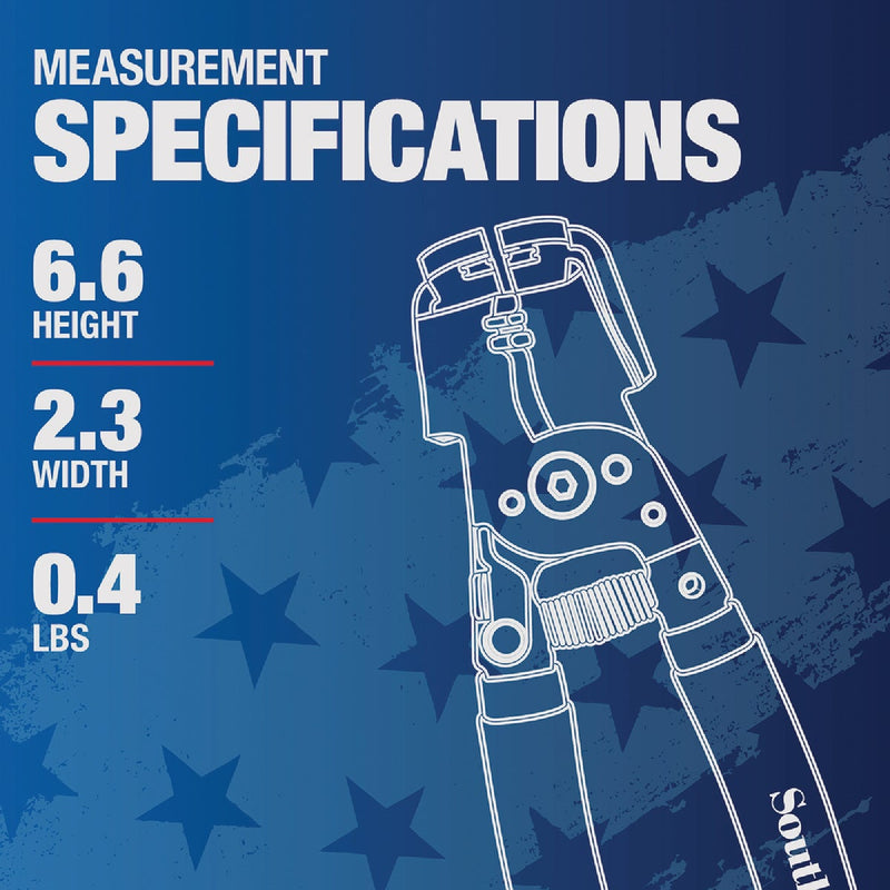 Southwire Wounded Warrior Project 9-1/2 In. 12 AWG to 14 AWG Romex Box Jaw Wire Stripper
