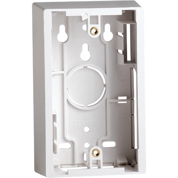 Leviton White 1.89 In. Shallow Wiring Box