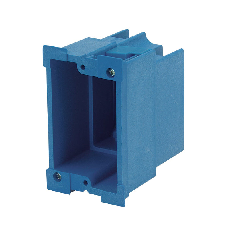 Carlon SuperBlue 1-Gang Thermoplastic Molded Wall Box