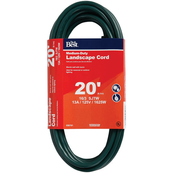 Do it Best 20 Ft. 16/3 Landscape Extension Cord