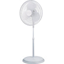 Denali Aire 16 In. 3-Speed White Oscillating Pedestal Fan