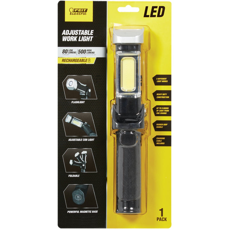 Feit Electric 500 Lm. LED Rechargeable Swivel Handheld Work Light