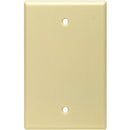 Leviton 1-Gang Midway Thermoset Blank Wall Plate, Ivory