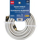 RCA 25 Ft. Gray Quad RG6 Coaxial Cable
