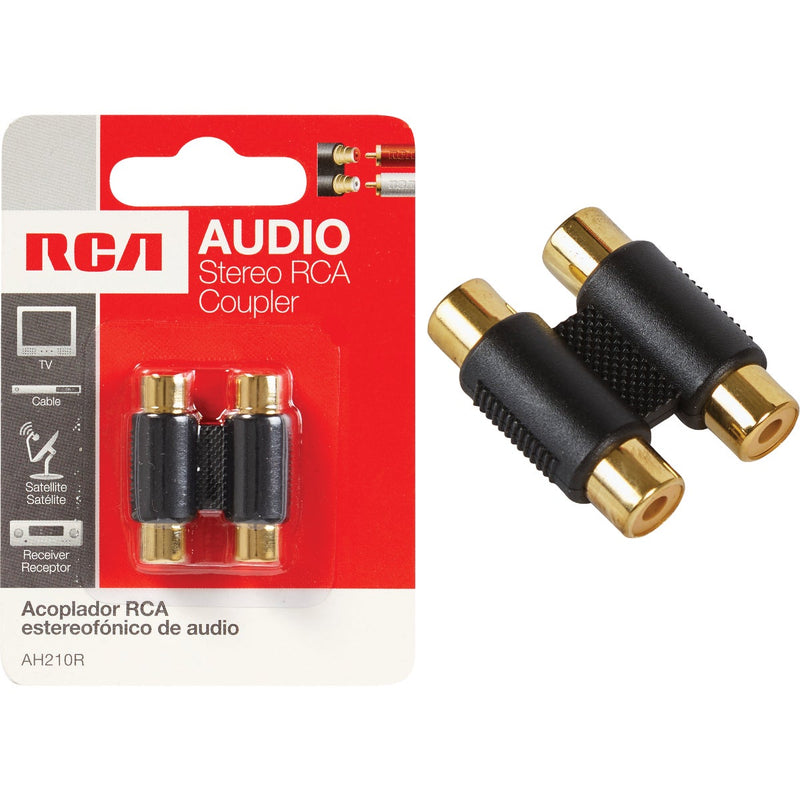 RCA Gold-Plated Corrosion Resistant In-Line Connector