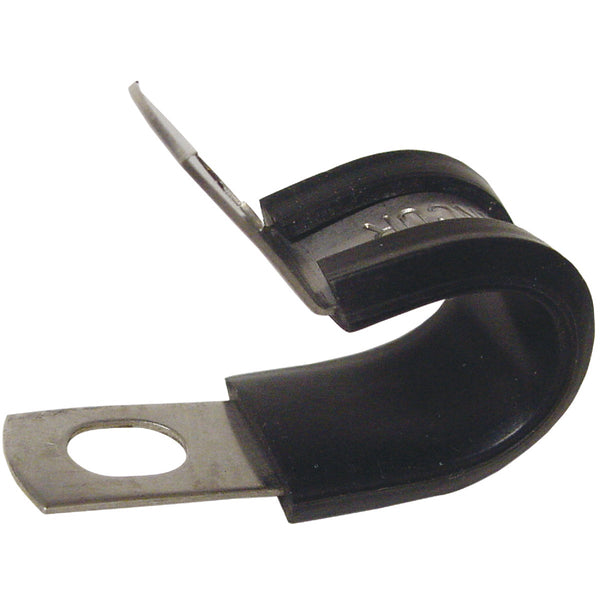 Gardner Bender 1/2 In. Steel w/Rubber Insert Black Cable Clamp (2-Pack)