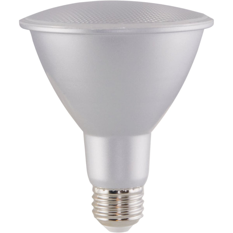 Satco 75W Equivalent Natural Light PAR30 Long Neck Medium Dimmable LED Floodlight Light Bulb