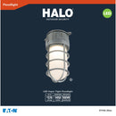 Halo 17.7W LED Vapor Tight Gray Barn Light Fixture