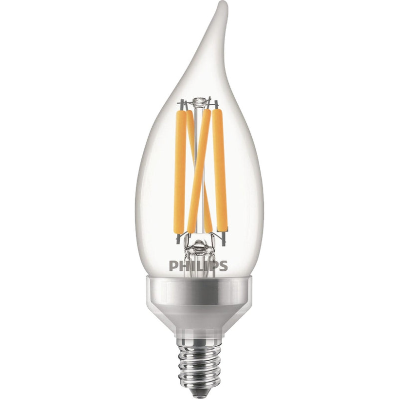 Philips Ultra Definition 75W Equivalent Daylight BA11 Adjustable Base (E12 & E26) LED Decorative Light Bulb (3-Pack)