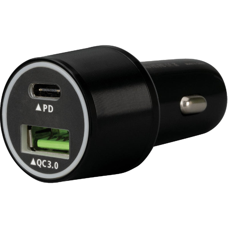 Blue Jet Fast Charge 12V USB-C Car Charger with Power Delivery (PD)