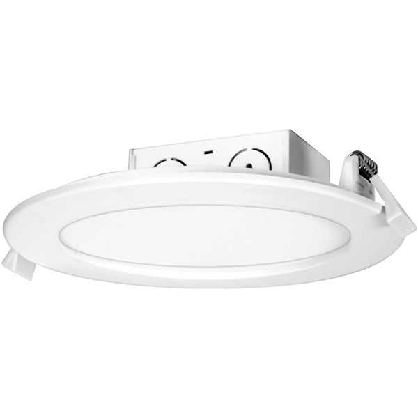 Satco 5 In./6 In. Direct Wired IC Rated White 4000K LED Recessed Light Kit