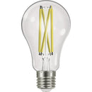 Satco Nuvo 100W Equivalent Warm White A19 Medium Clear LED Light Bulb (4-Pack)