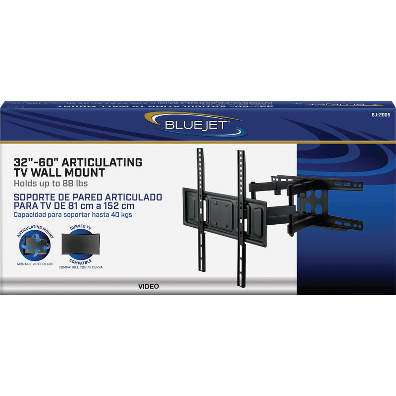 Blue Jet Black 32 In. to 60 In. Medium Articulating TV Wall Mount