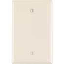 Leviton 1-Gang Mid-Way Thermoplastic Nylon Blank Wall Plate, Light Almond