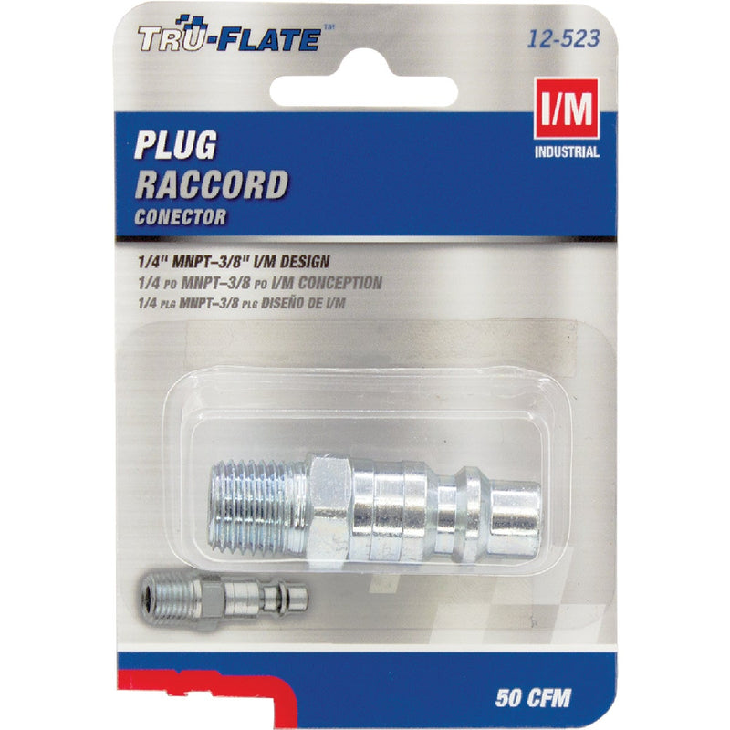 Tru-Flate Industrial/Milton 1/4 In. MNPT Steel Industrial Plug