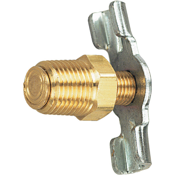 Tru-Flate 1/4 In. NPT Air Line Drain Cock