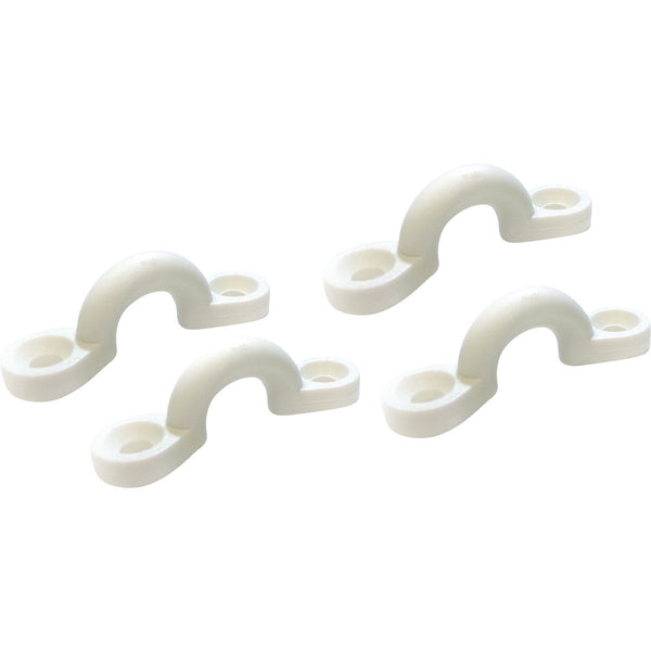 Seachoice 1-7/8 In. L x 11/32 In. ID White Non-Corrosive Nylon Eye Strap (4-Pack)