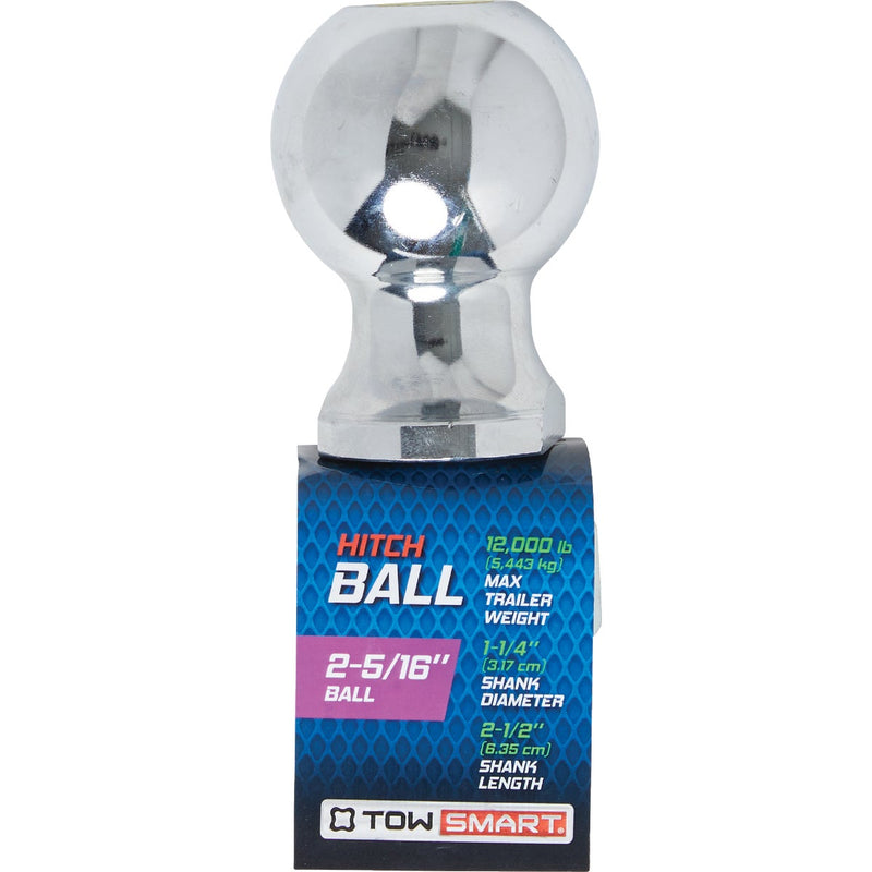 TowSmart Class IV 2-5/16 In. x 1-1/4 In. x 2-1/2 In. Hitch Ball, 12,000 Lb. Capacity