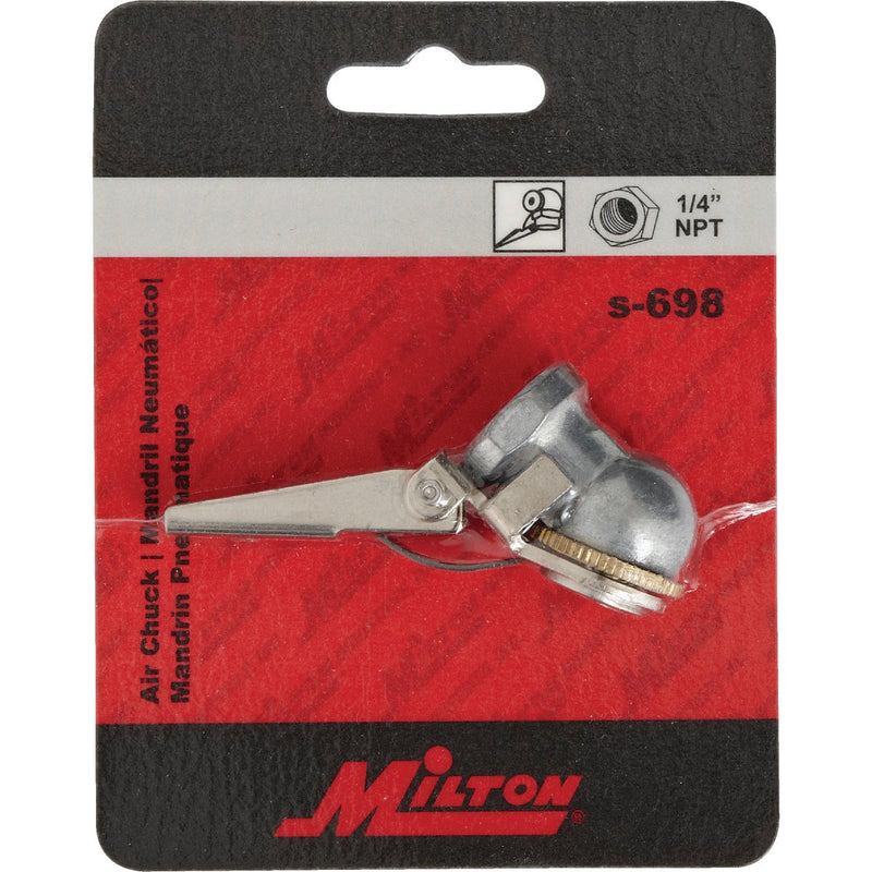 Milton 1/4 In. FNPT 150 psi Single Head Air Chuck with Grip