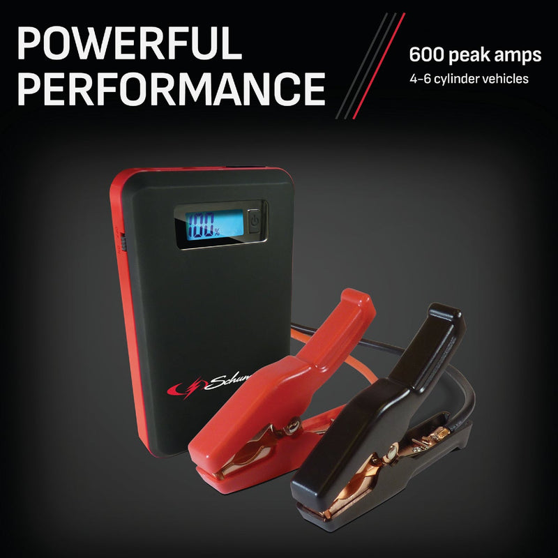 Schumacher Lithium Ion Portable Power Pack and 600 Peak Amp Jump Starter