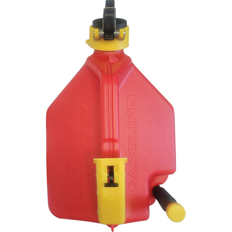 SureCan 2+ Gal. Plastic Gasoline Fuel Can, Red